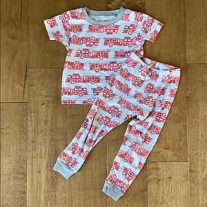 Carters 2T fire truck pajama set